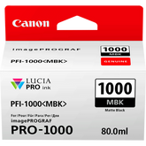 Canon PFI1000MBK Matte Black Standard Capacity Ink Cartridge 80ml - 0545C001